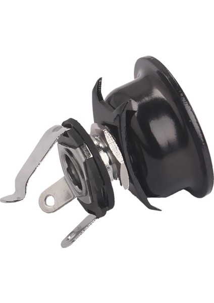 6.35MM 1/4 '' Caster Guitar Chrome Için Mono Çıkış Soket Plakası (Yurt Dışından)