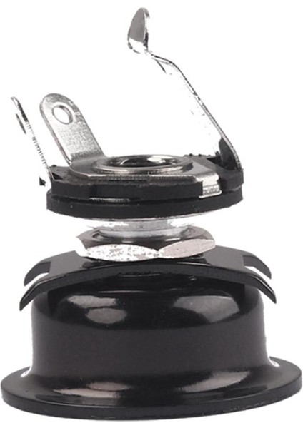6.35MM 1/4 '' Caster Guitar Chrome Için Mono Çıkış Soket Plakası (Yurt Dışından)