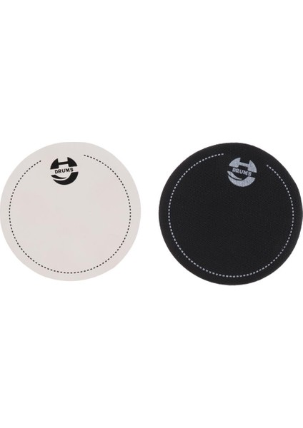 4xbass Davul Yaması Davul Başı Koruyucusu Perküsyon Enstrümanı Parçaları Pet Beyaz 4 Pc (Yurt Dışından)