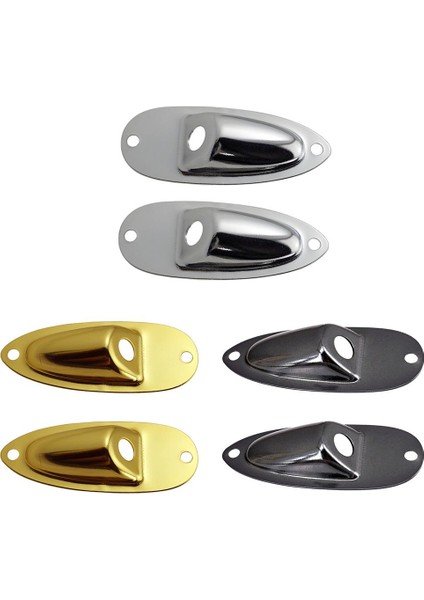 Bas Gitar Çıkışı Soket Plakası W / St Sq Elektrik Gitar Gold Için Vida (Yurt Dışından)