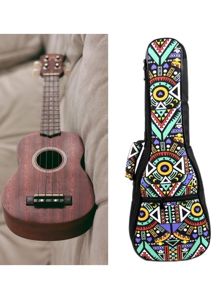 Ukulele Kasa Konseri 23 Inç Için Saplı Ayarlanabilir Kayış Dolgusu (Yurt Dışından)