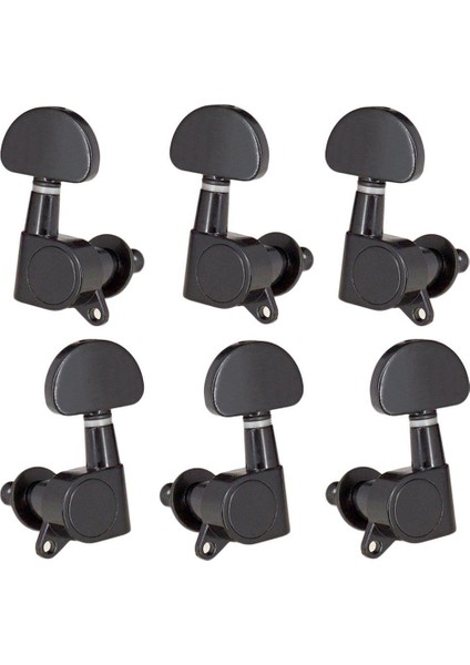 Akustik Elektro Gitar Dize Tuning Pegs Makine Kafaları Tuner 3L3R Altın (Yurt Dışından)