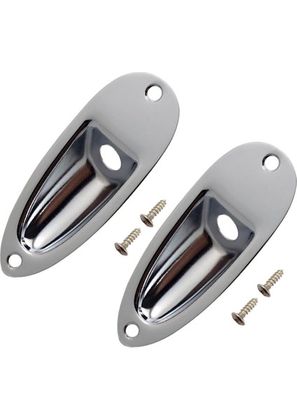 Bas Gitar Çıkışı Soket Plakası W / St Sq Elektrik Gitar Gold Için Vida (Yurt Dışından)