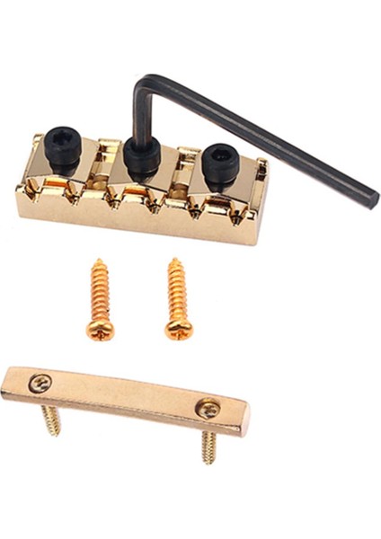 Elektro Gitar Dize Tutucu Bar + Kilitleme Somun Dize Kilidi Altın (Yurt Dışından)