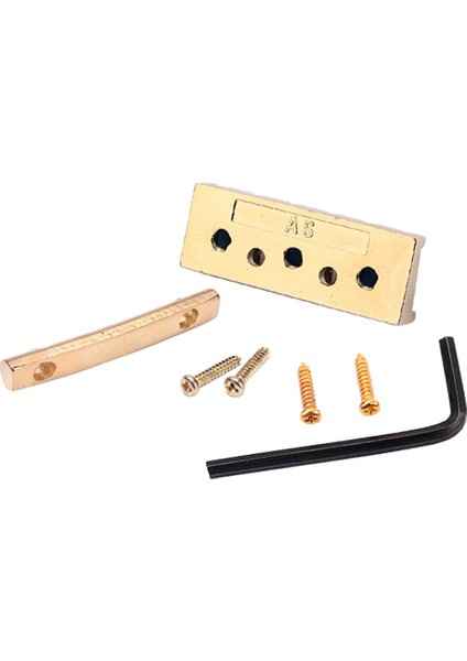 Elektro Gitar Dize Tutucu Bar + Kilitleme Somun Dize Kilidi Altın (Yurt Dışından)