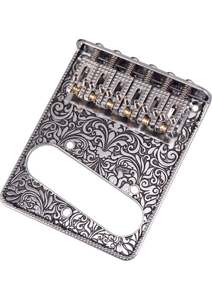 Rulo Eyer Köprüsü W / Tl Gitar, Gümüş Için Tek Bobin Pikap Delik (Yurt Dışından)