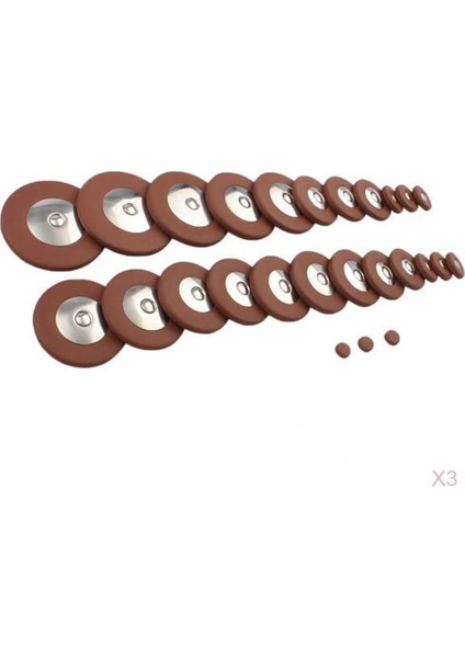 78PIECES Ince Alto Pedler Mat Saksafon Rüzgar Enstrüman Parçaları (Yurt Dışından)