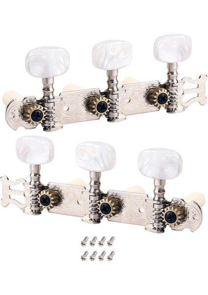 Klasik Gitar Tuner Tuning Tuşları Pegs Makine Başları Komple Set Altın (Yurt Dışından)