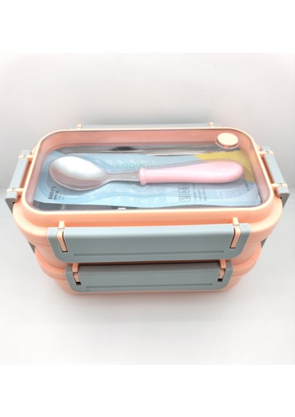 Vagon Life Lunchbox Paslanmaz Çelik 1200ML Turuncu