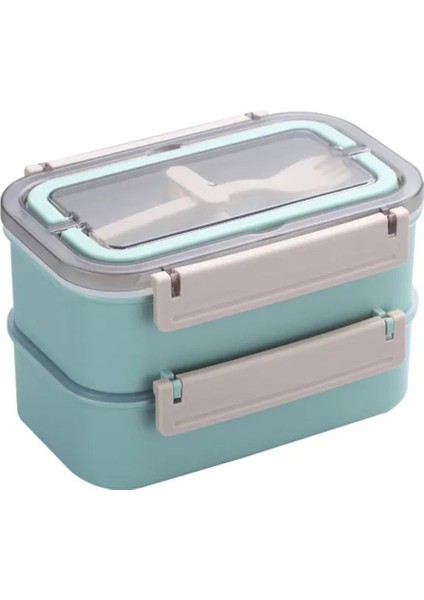 Vagon Life Lunchbox Paslanmaz Çelik 1600ML VGN-494 Mavi