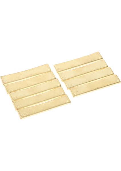 9 Adet Radius Fret Basın Caul Eklemek Elektro Gitar Gitarist Gümüş Için (Yurt Dışından)