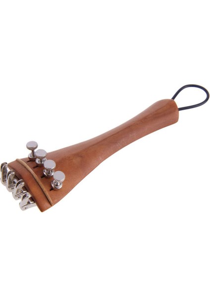 1 Takım Juube Ahşap 4/4 Keman Aksesuarları Chinrest Endpin Tuner Kuyruk Gut Dıy (Yurt Dışından)