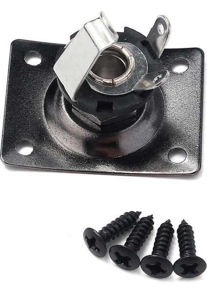 Elektro Gitar Çıkışı Jack Plaka Soket 6.35MM 1/4 '' Stil Gitar Için (Yurt Dışından) modelleri