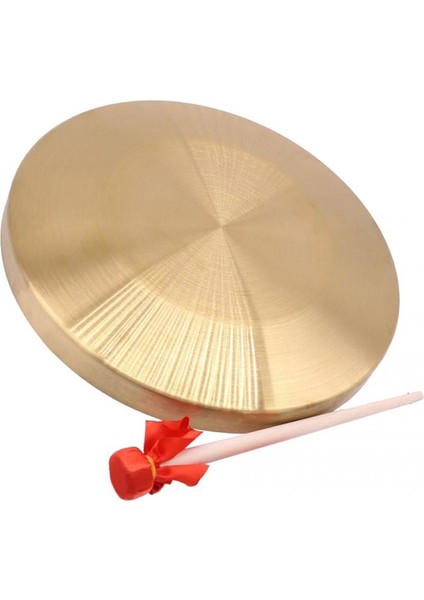 Geleneksel 6 "pirinç Çin Rüzgar Gong W / Çırpıcı El Bakır Gong Ziller (Yurt Dışından)