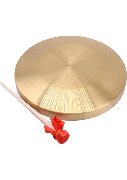 Geleneksel 6 "pirinç Çin Rüzgar Gong W / Çırpıcı El Bakır Gong Ziller (Yurt Dışından) fırsatları