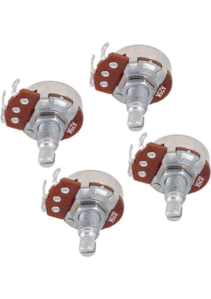 Gitar Mini Potansiyometre Pot Seti A25K B25K 24MM Dia Ses Kontrolü (Yurt Dışından)