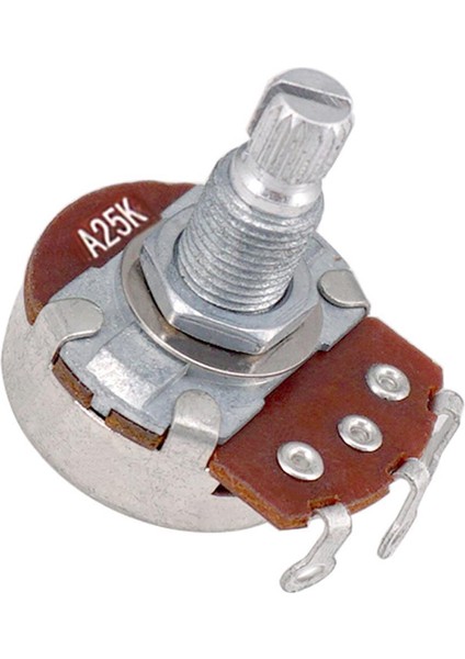 Gitar Mini Potansiyometre Pot Seti A25K B25K 24MM Dia Ses Kontrolü (Yurt Dışından)