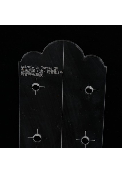 Klasik Gitar Için Dıy Gitar Headstock Kalıp Şekillendirme Şablonu 180X67X4MM (Yurt Dışından)