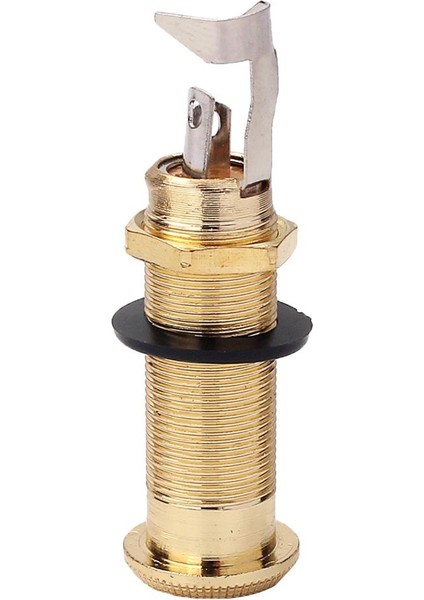 Gitar Silindir End Pin Elektro Gitar Bas Için Mono Çıkış Soketi (Yurt Dışından)