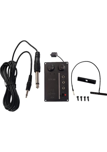 4/4 Elektronik Keman Fiddle Eq Pickup Piezo Kablo Tel Seti ile (Yurt Dışından) modelleri