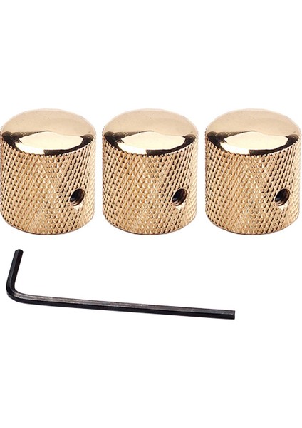 3 Adet Metal Gitar Ses Topuzları Gitarlar Elektro Gitar & Bas Için Kontrol Düğmeleri (Yurt Dışından)