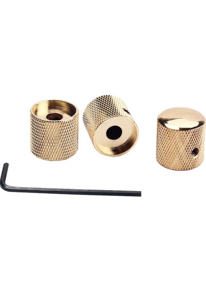 3 Adet Metal Gitar Ses Topuzları Gitarlar Elektro Gitar & Bas Için Kontrol Düğmeleri (Yurt Dışından)