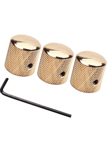 3 Adet Metal Gitar Ses Topuzları Gitarlar Elektro Gitar & Bas Için Kontrol Düğmeleri (Yurt Dışından)