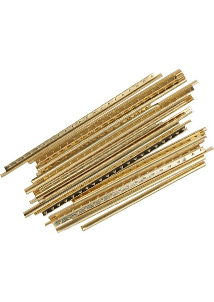 20 Adet Pirinç Fret Tel Fretwire Set 2mm Altın Akustik Gitar Parçası Için (Yurt Dışından)