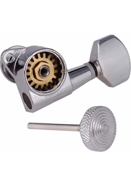 6 / Set Gitar Dize Tuning Pegs Makinesi 1:18 Elektrikli Akustik Gitarlar Için Altın 6r (Yurt Dışından)