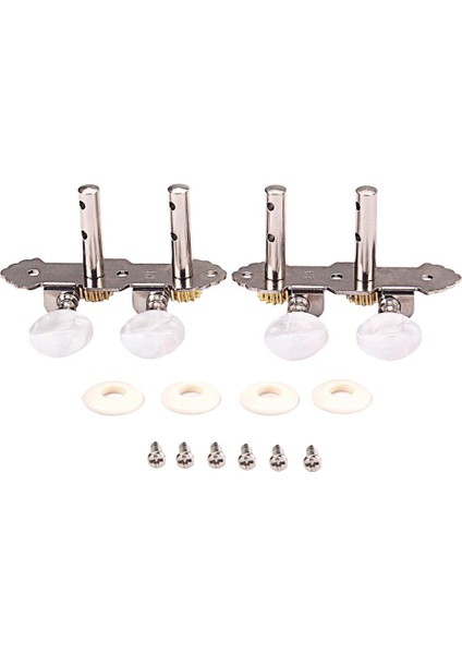 1R1L Gitar Tuning Pegs Makine Kafası 4 Dize Puro Kutusu Ukulele Gitar Için (Yurt Dışından)