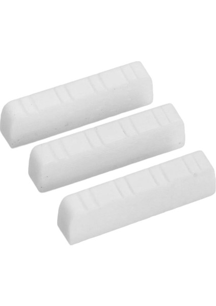 8 Dize Için 3 Kemik Oluklu Fındık Kümesi Mandolin Yedek Parça 28X5X7MM (Yurt Dışından)