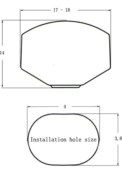 6 Parça Gitar Tuning Peg Düğme Tuner Makinesi Başları Çinko Alaşım Dikdörtgen (Yurt Dışından)