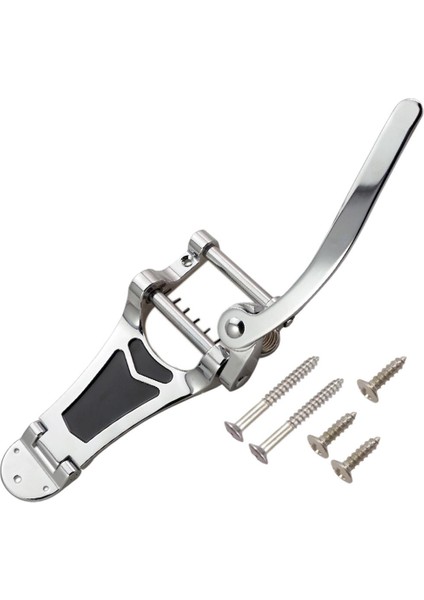B70 ES355 Stil Tremolo Vibrato Köprü Tailpiece Lp Jazz Gitar Gümüş Için (Yurt Dışından)