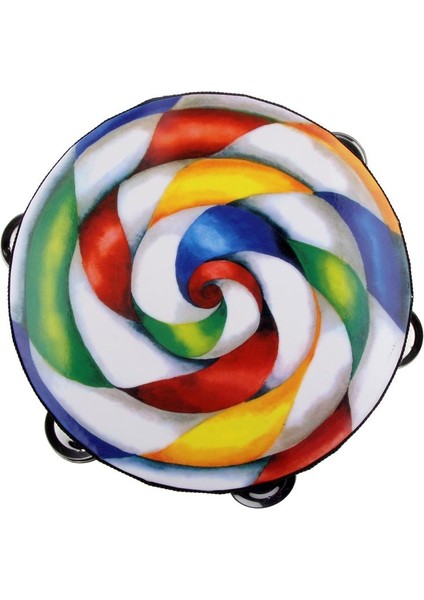 Hediye 8 "el Yapımı Müzikal Tambourıne Davul Lollipop Perküsyon Ktv Partileri Için (Yurt Dışından)