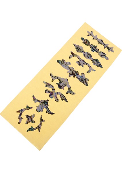Gitar Bas Klavye Sticker Fret Etiket Çıkartmaları Işaretleyicileri - Abalone Shell # 1 (Yurt Dışından)