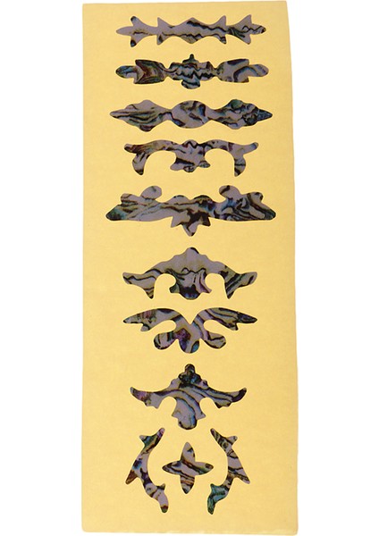 Gitar Bas Klavye Sticker Fret Etiket Çıkartmaları Işaretleyicileri - Abalone Shell # 1 (Yurt Dışından)