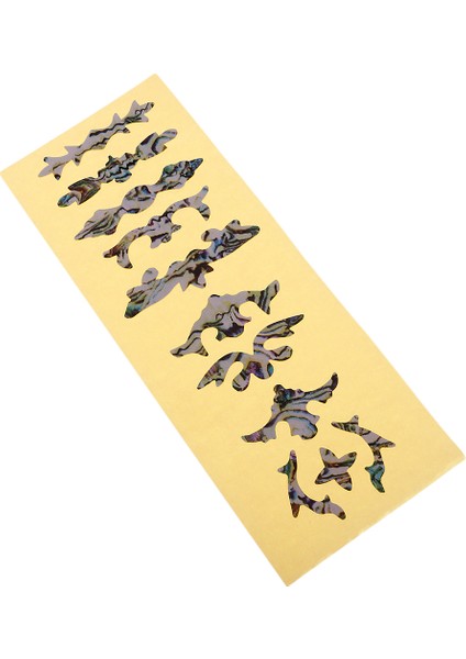 Gitar Bas Klavye Sticker Fret Etiket Çıkartmaları Işaretleyicileri - Abalone Shell # 1 (Yurt Dışından)