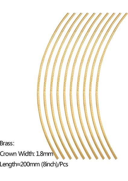 Gitar Fret Teller 8 Inç Vintage Stil Klavye Için Dülcimers Aldult 1.8mm (Yurt Dışından) modelleri