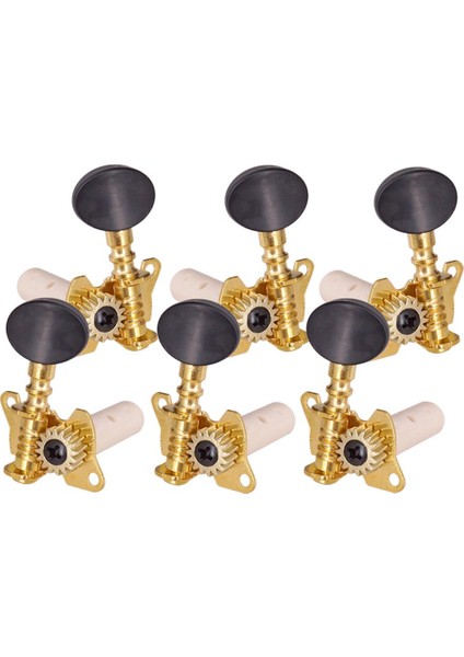 Enstrüman Değiştirme Açık 3R3L Halk Gitar Tuning Peg Tuner Oval Düğmeler (Yurt Dışından)