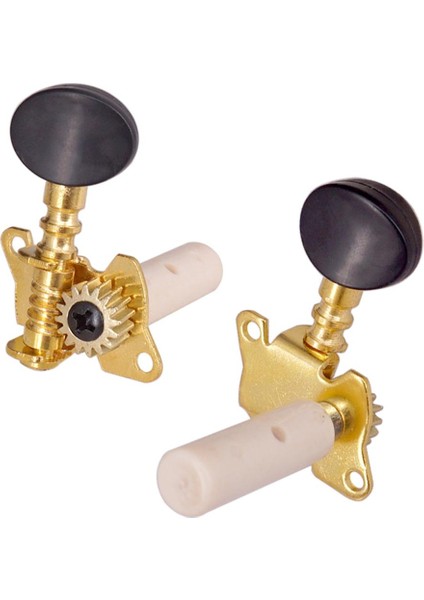 Enstrüman Değiştirme Açık 3R3L Halk Gitar Tuning Peg Tuner Oval Düğmeler (Yurt Dışından)
