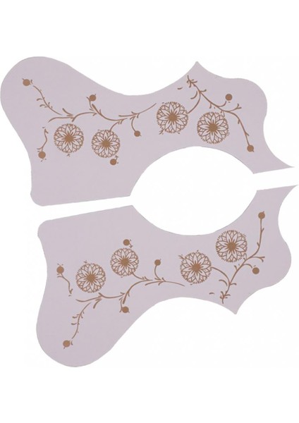 6 Adet Akustik Gitar Pickguard Çiçek Anti-Scratch Parçaları Sol / Sağ El (Yurt Dışından)
