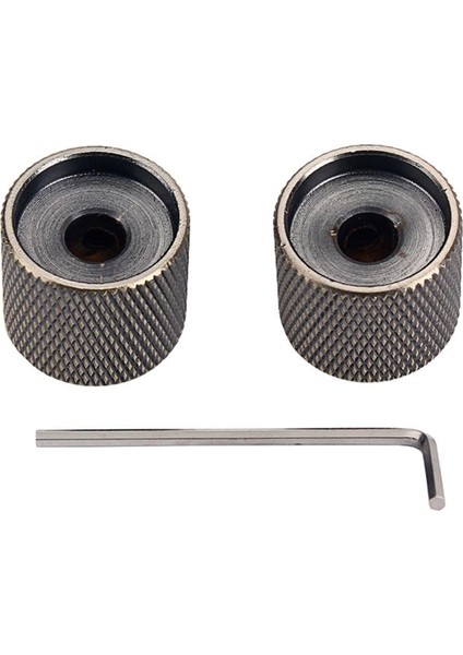 2 Parça Gitar Hacmi Potansiyometre Kapak Gitar / Bass Aksesuar Için Kapaklar (Yurt Dışından)
