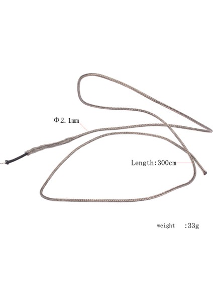 Gitar Tel Tek Çekirdekli Örgülü Korumalı 22 Awg 3 M Uzunluklar Için Tespitler ve Tencere (Yurt Dışından)