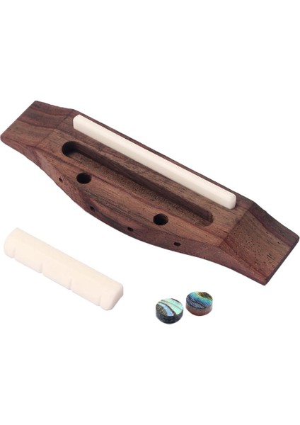 Gitar Köprü Eyer Somun Oluklu W / 4 Dize Gitar Uku Parçaları Için Shell Nokta (Yurt Dışından) fiyatları
