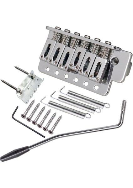 1 Set Tek Kilitleme Tremolo Köprüsü ile Bar ile 6 Dize Solak Gitar Için (Yurt Dışından)
