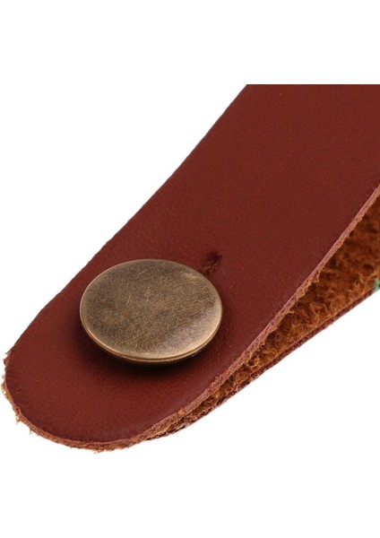 2 Adet Mikrofiber Deri Kayış Kancası Akustik Gitar Headstock Kravat Kahverengi (Yurt Dışından) modelleri