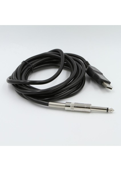 9.8ft Gitar Bas 1/4 "usb 6.3mm Jack Bağlantı Cihazı Kablosu Adaptörü (Yurt Dışından)