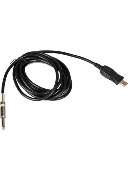 9.8ft Gitar Bas 1/4 "usb 6.3mm Jack Bağlantı Cihazı Kablosu Adaptörü (Yurt Dışından)