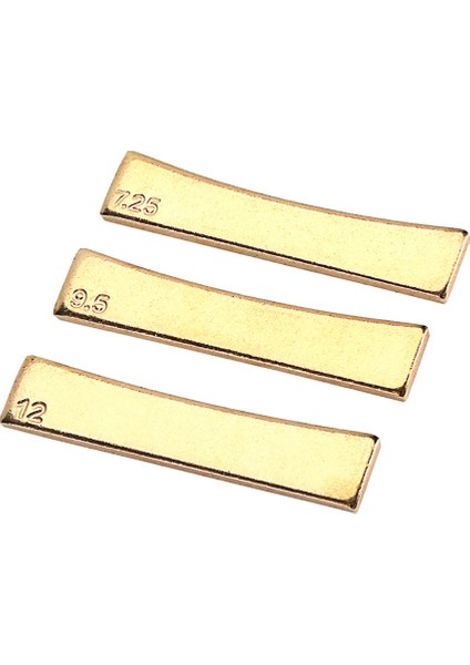 3 Parça Gitar Fret Basın Caul Eklemek Elektro Gitar Onarım Araçları Metal (Yurt Dışından)