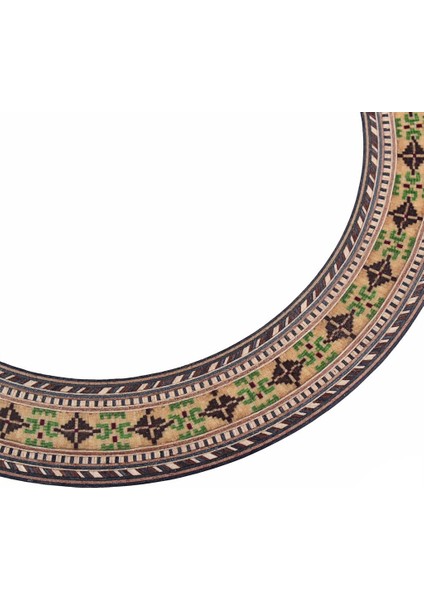 Rozet Soundhole Çıkartmaları Sticker Ahşap Kakma Akustik Halk Gitar Için (Yurt Dışından)